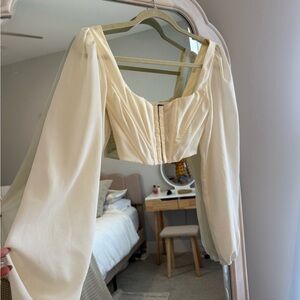 Corset style crop top